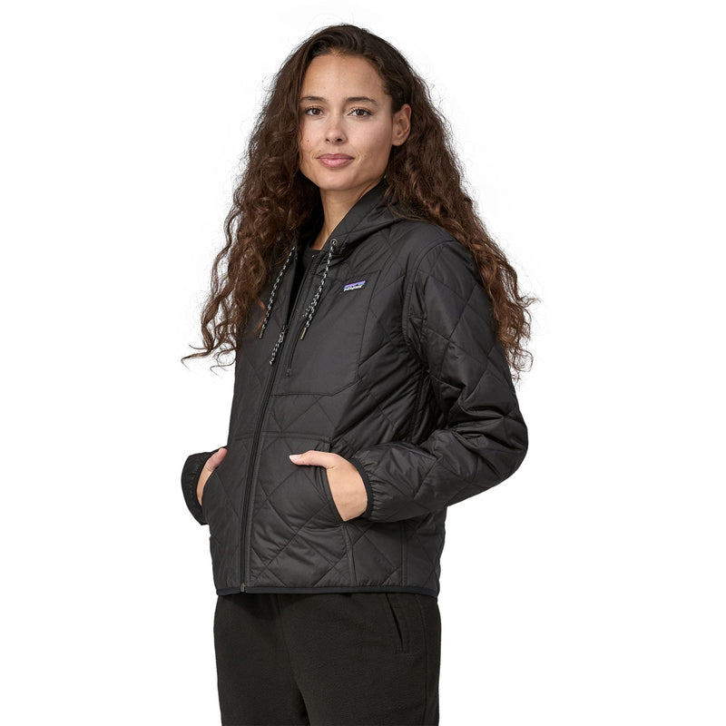 Campera Diamond Quilted Bomber Mujer | Back BLK