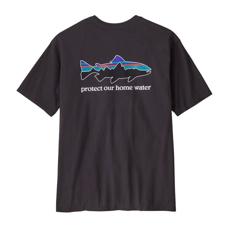 M's Home Water Trout Organic T-Shirt | INBK