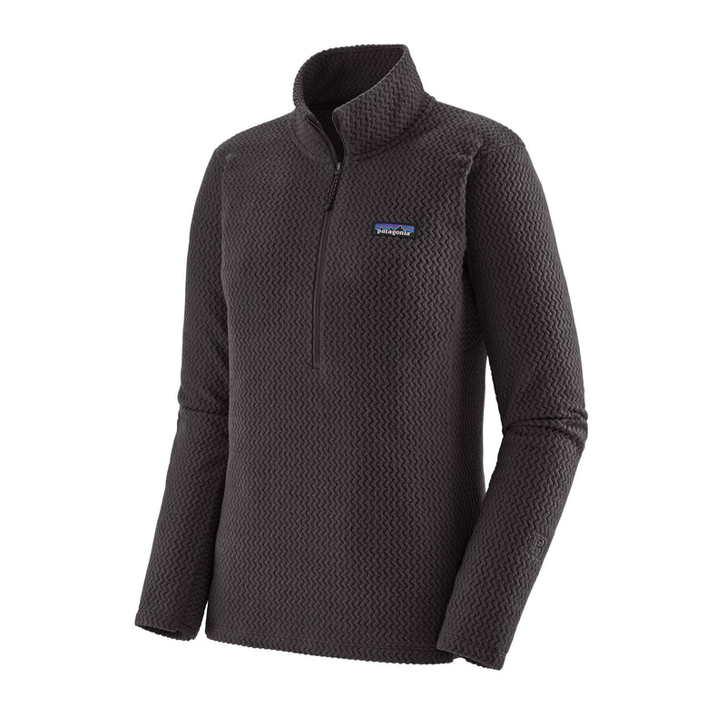Buzo R1 Air Zip Neck Mujer | Front BLK