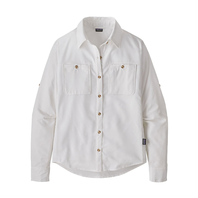 Camisa W's Self-Guided UPF Hike Shirt | Front WHI