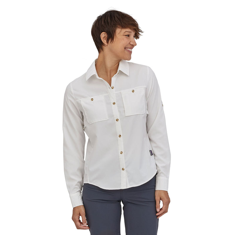 Camisa W's Self-Guided UPF Hike Shirt | Back WHI