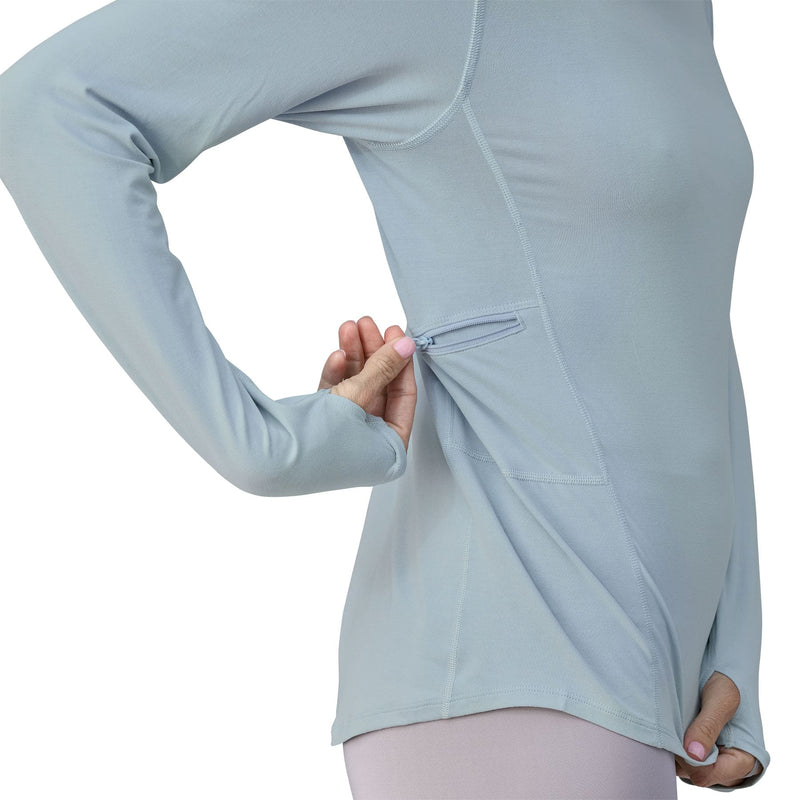 Remera Women's Tropic Comfort Natural Hoody | STME