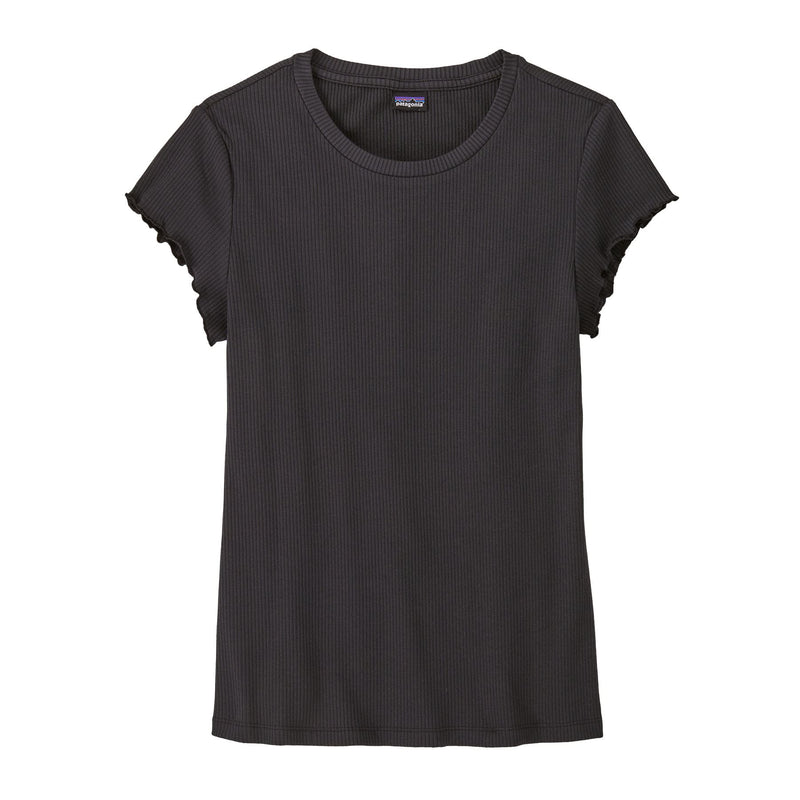 Remera Rib-Knit Mujer | Front INBK