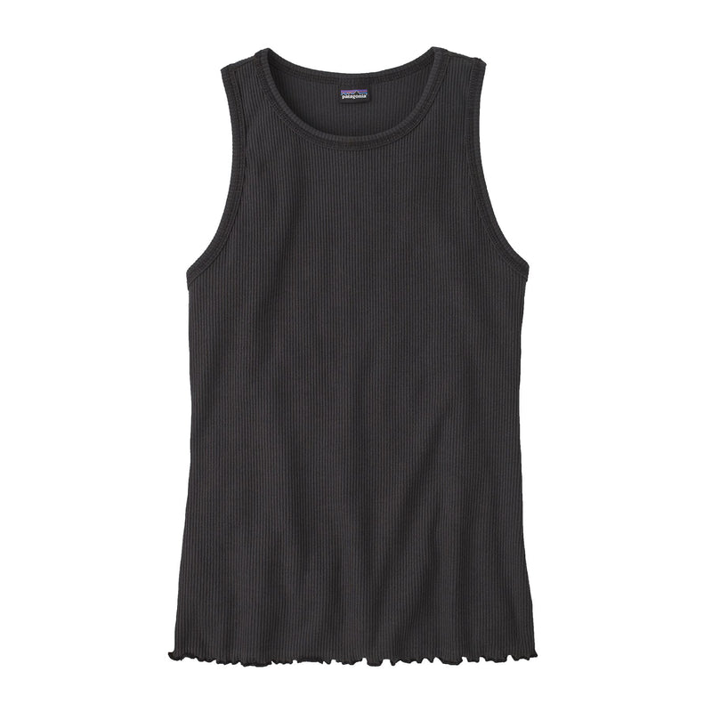 Remera Rib-Knit Tank Mujer | Front INBK 