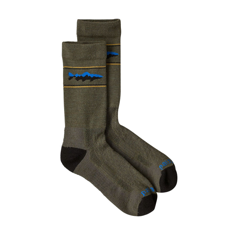 Medias Merino Wool-Blend Crew | Front MTBA