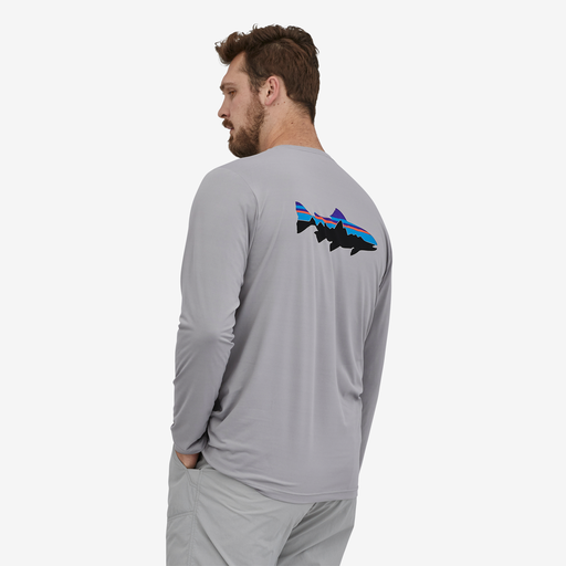 Men's L/S Capilene Cool Daily Fish Graphic Shirt | FTGY