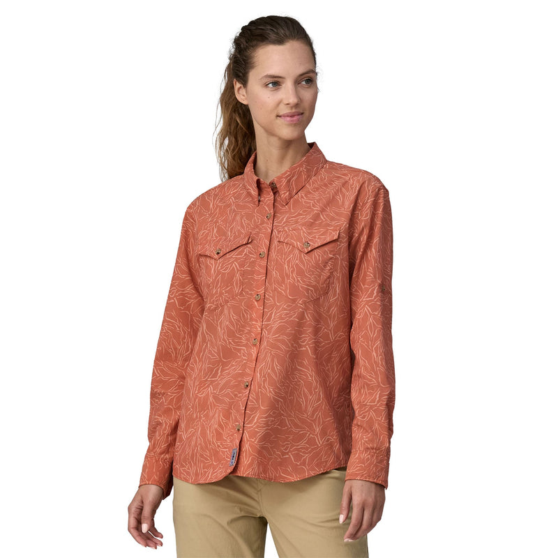 W's L/S Sun Stretch Shirt | Front OWSI