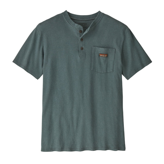 Remera Work Henley Pocket Hombre