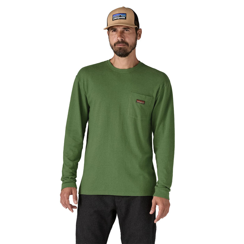 M's L/S Work Pocket T-Shirt | Back TNGR