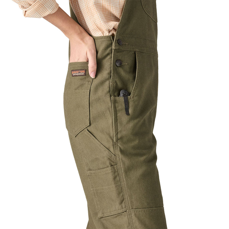W's All Seasons Hemp Canvas Bib Overalls - Reg | TGRN