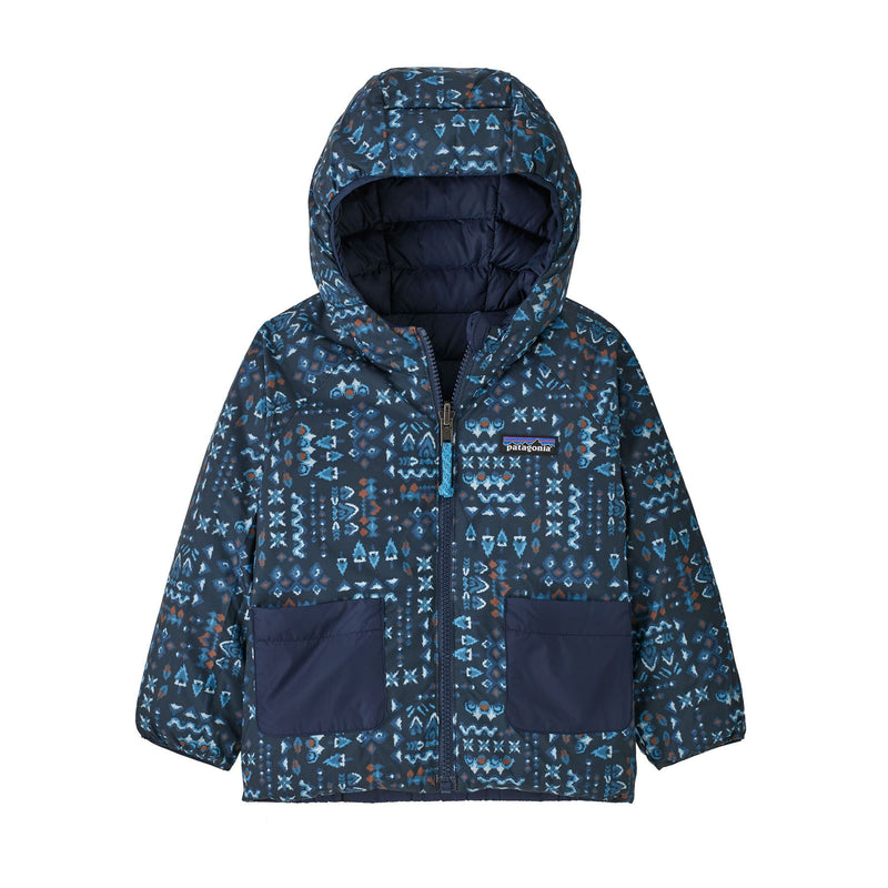 Baby Reversible Down Sweater Hoody | Back WATL