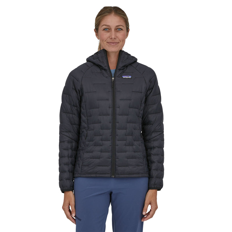 Campera W'S MICRO PUFF HOODY | Back BLK