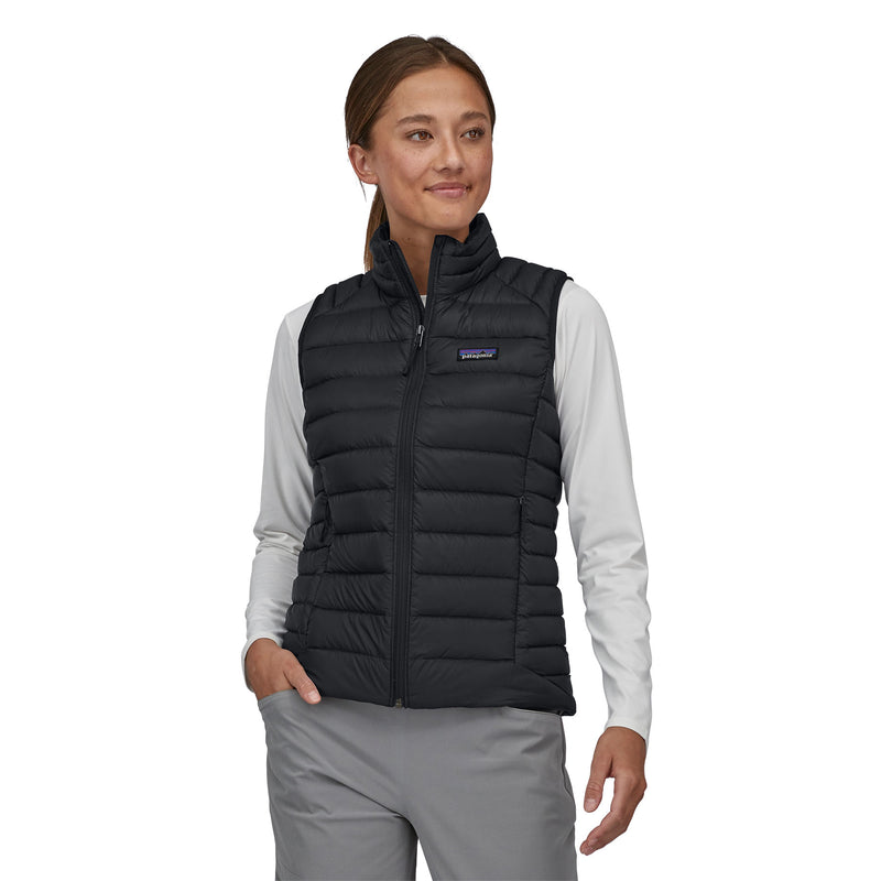 Chaleco Women's Down Sweater | Back BLK