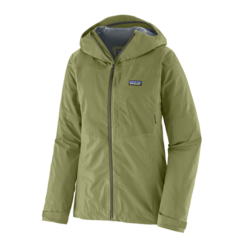 Campera Impermeable Boulder Fork Rain Mujer | Front BUGR