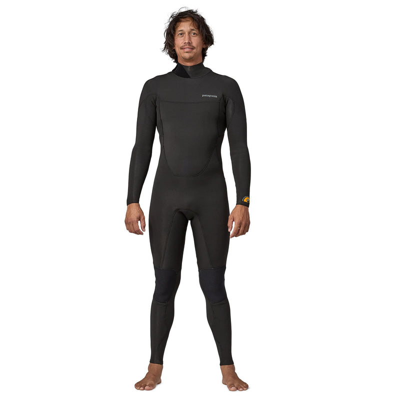 Traje de Agua R3® Yulex® Regulator® Back-Zip Hombre | Front BLK
