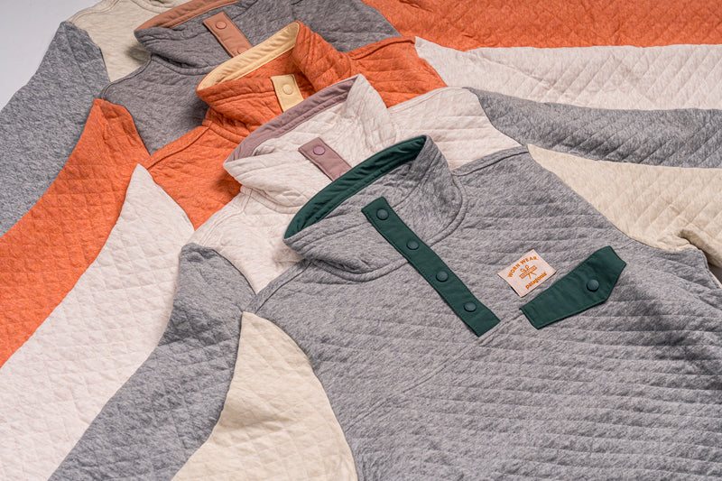 W's Cotton Quilt Snap-T P/O RECRAFTED | GBBV | RBBA | BGGA | BGOL | BSSL | GSSR | GSSV