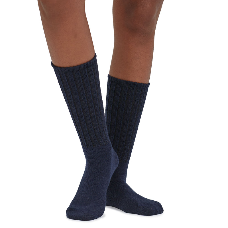 Lightweight Merino Daily Crew Socks | Back NVYB