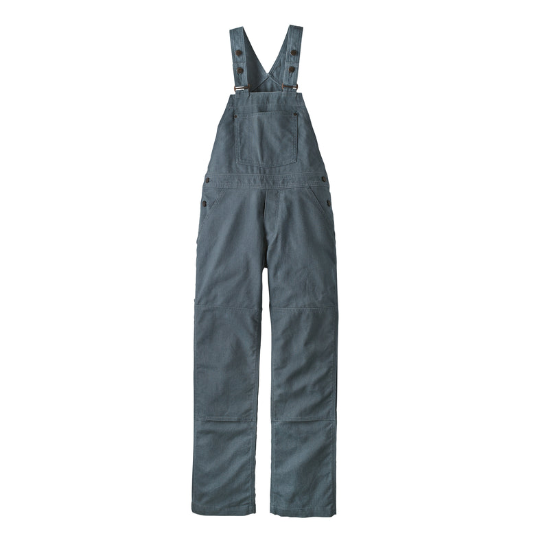 W'S All Seasons Hemp Canvas Bib Overalls | Front PLGY