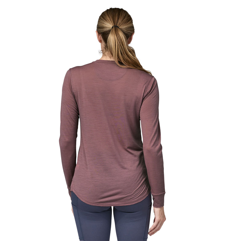 Remera L/S Cap Cool Merino Mujer | EVMA