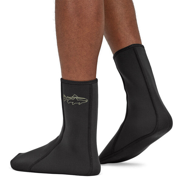 Yulex Wading Socks | Back BLK