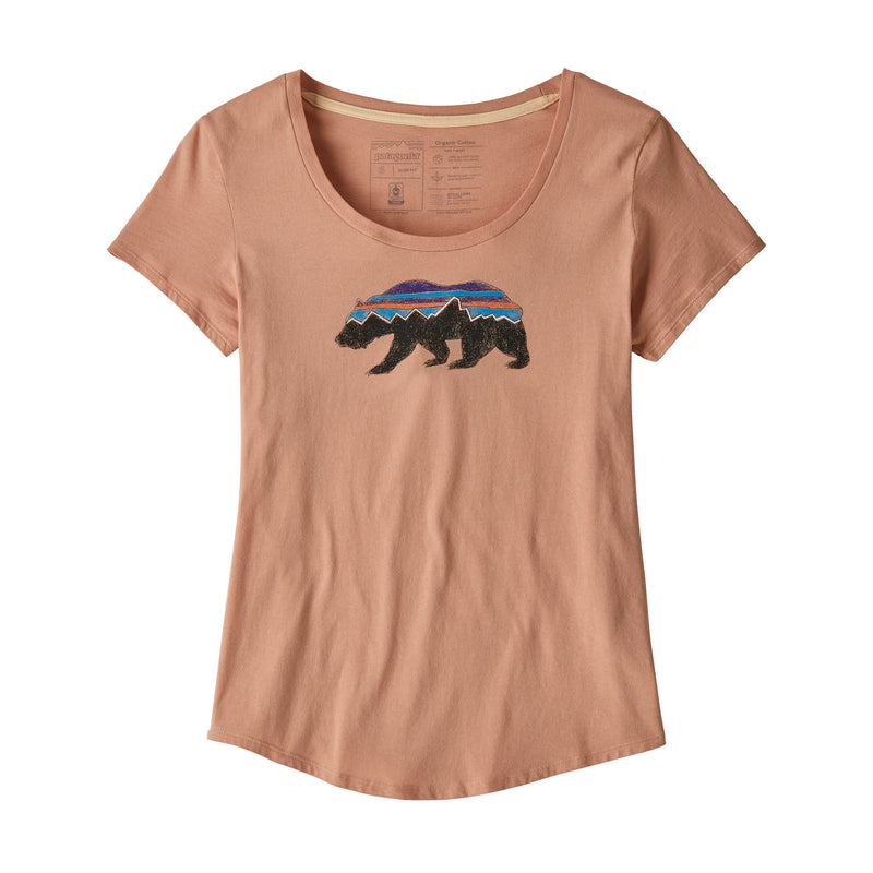 W's Fitz Roy Bear Scoop T-Shirt | Front SCPI