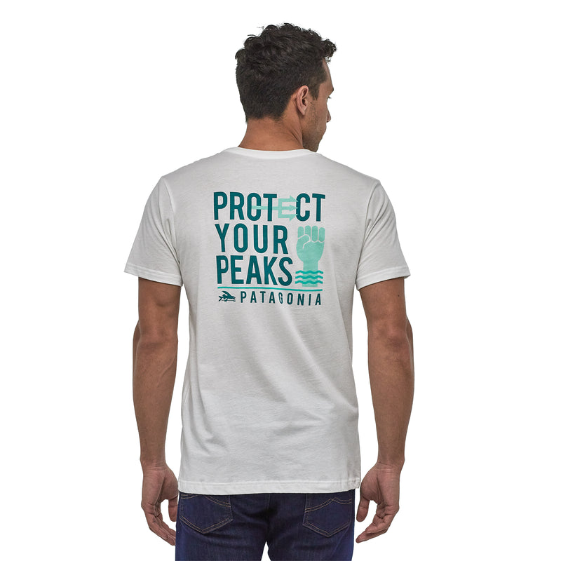 M's Protect Your Peaks T-Shirt | Back WHI