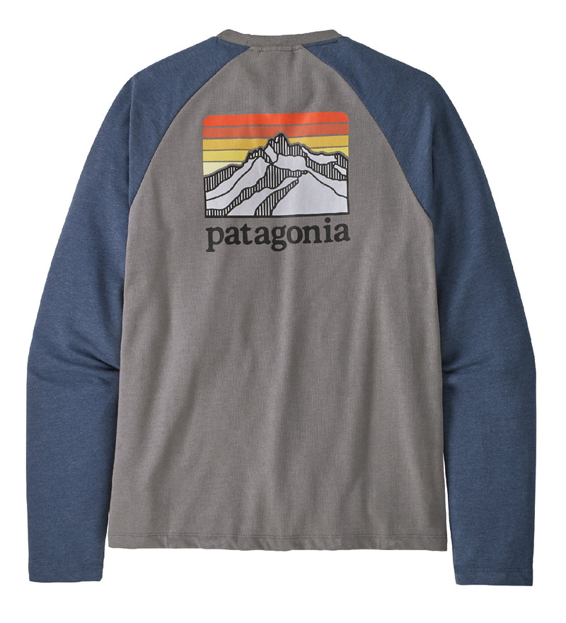 M's Line Logo Ridge LW Crew Sweatshirt | Back FGNB