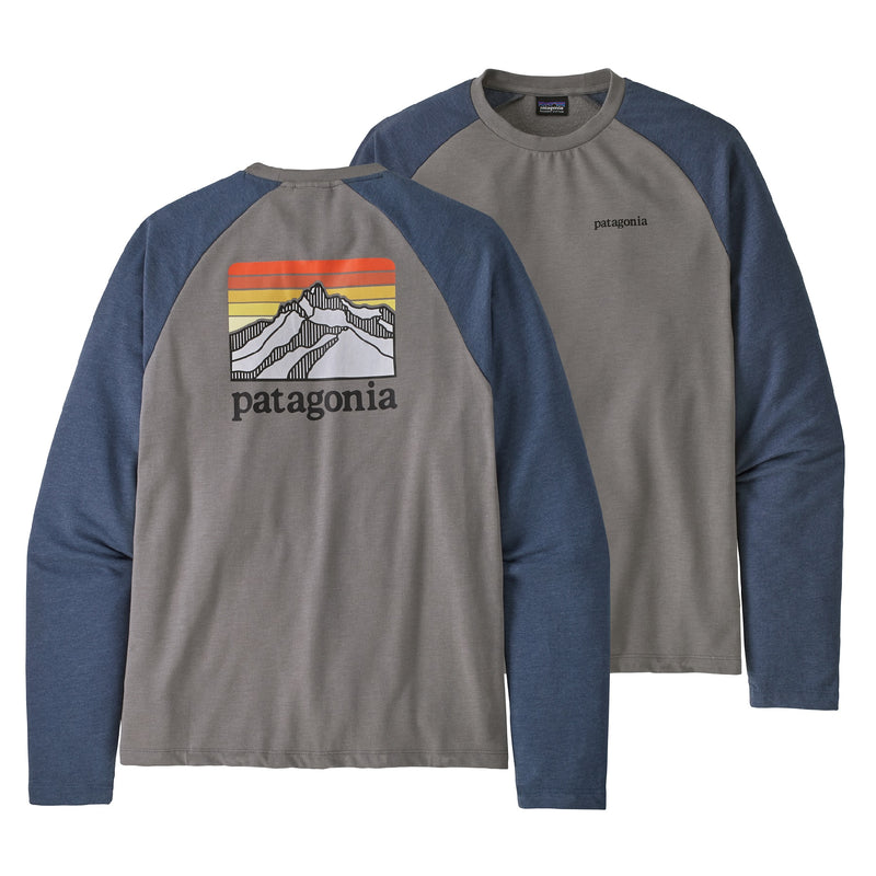 M's Line Logo Ridge LW Crew Sweatshirt | Front FGNB