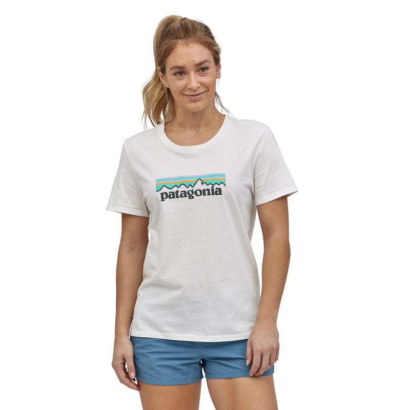 Women's Pastel P-6 Logo Crew T-Shirt | Back WHI