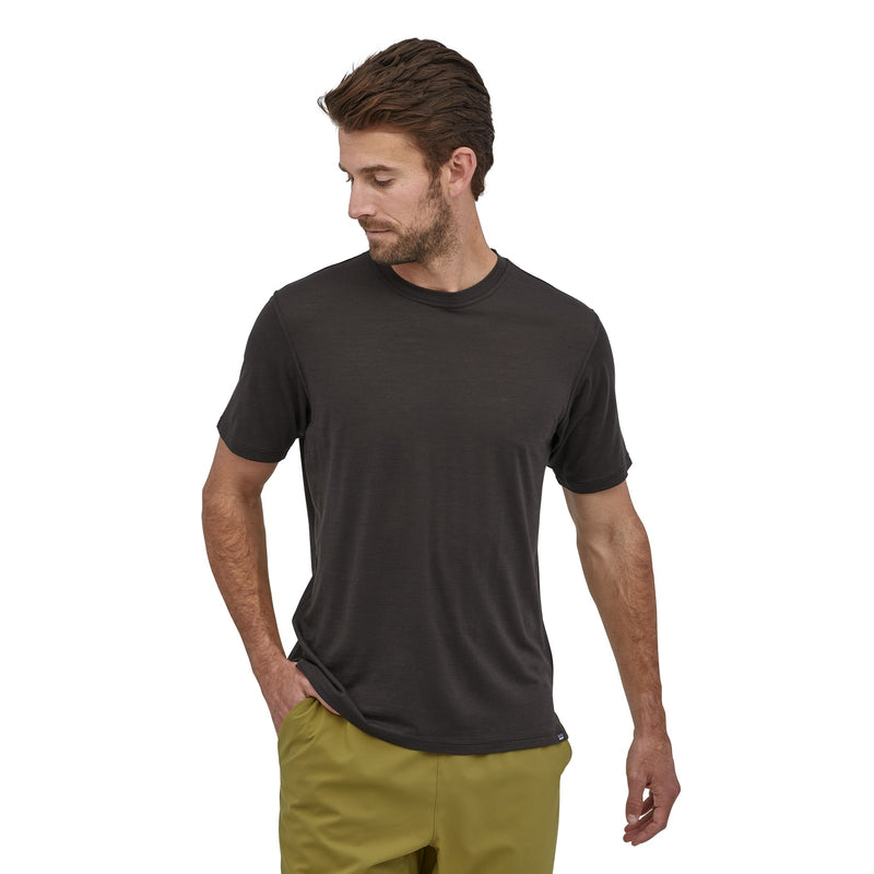 Men's Cap Cool Merino Shirt | Back BLK