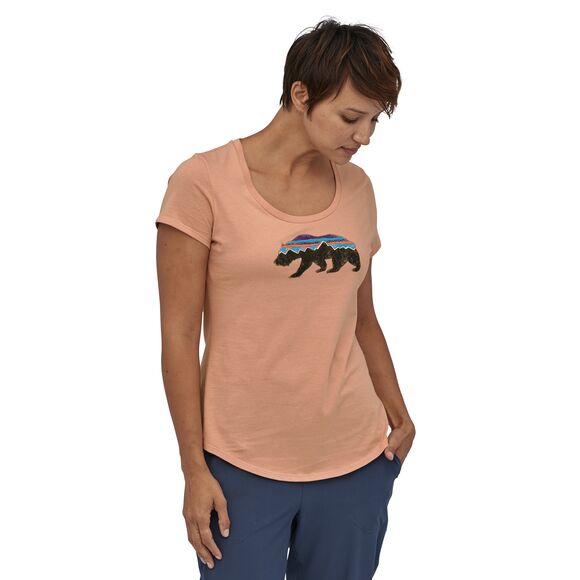 W's Fitz Roy Bear Scoop T-Shirt | Back SCPI