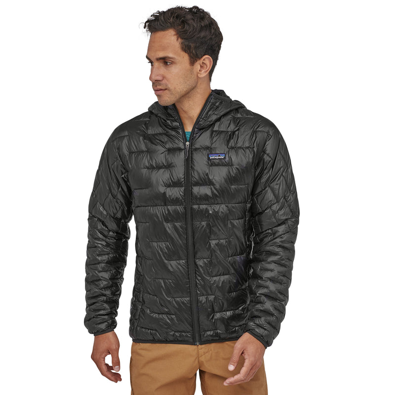Men's Micro Puff Hoody | Back BLK