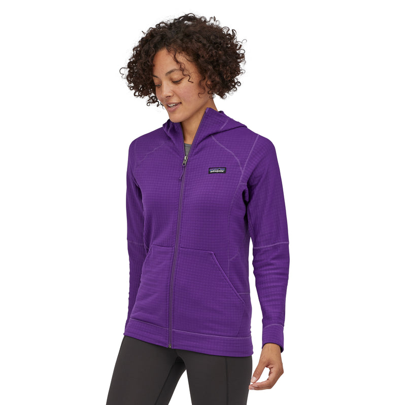 Women's R1 Full-Zip Hoody | Back PUR