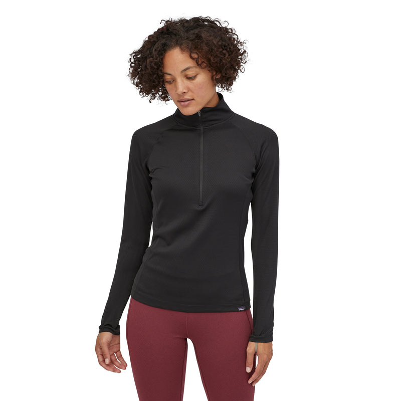 W's Capilene MidWeight Zip Neck | Back BLK