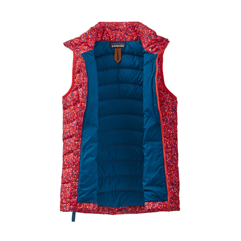 Girl's Down Sweater Vest | Back BMCC