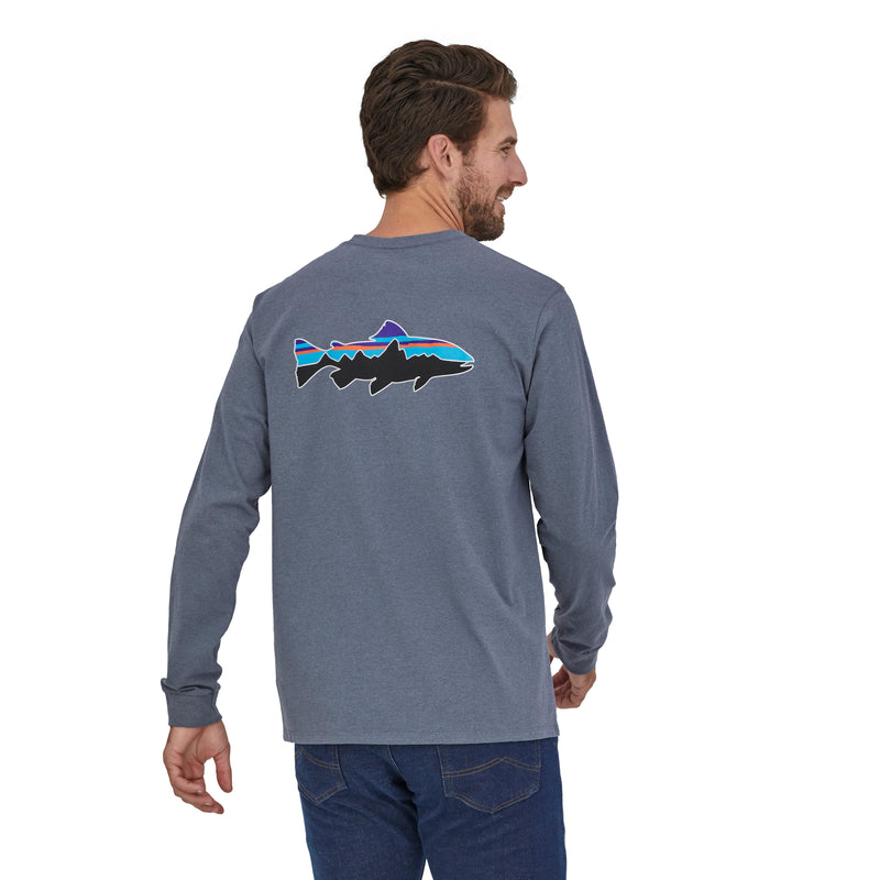 M'S L/S Fitz Roy Trout Responsibili-Tee | PLGY
