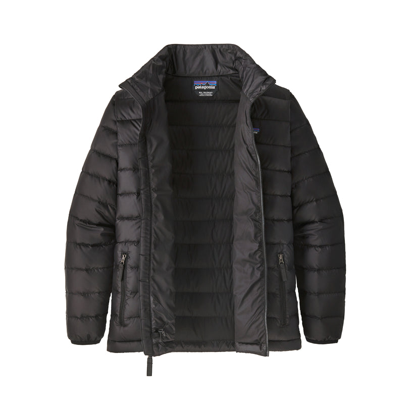Boy's Down Sweater | Back BLK